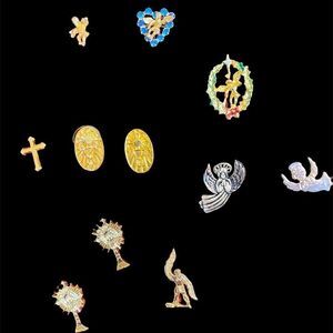 Selection of 11 Religious Pins